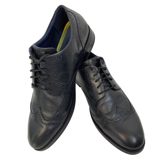 Men's Cole Haan Size 13 Modern Grand Wingtip Oxford Shoes Comfort EUC 6895 - Picture 3 of 15